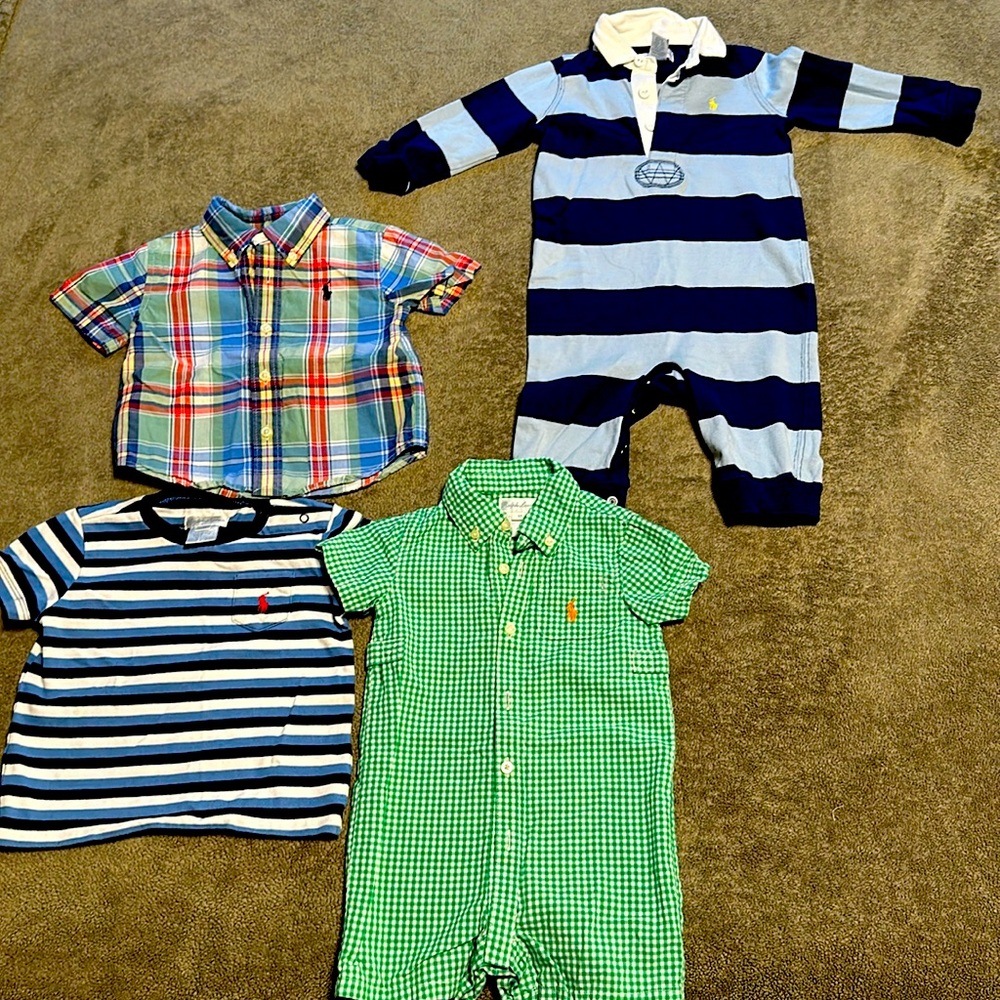 Ralph Lauren Infant Boys 6 mo lot of 4 items - Excellent condition